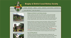Desktop Screenshot of bingleyhistory.co.uk