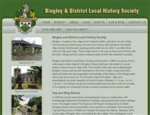 Tablet Screenshot of bingleyhistory.co.uk
